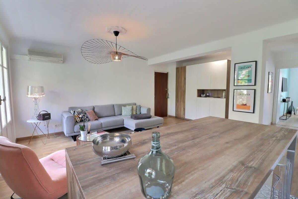 Charmant T2 Avec Balcon - Parking, Ac, Wifi Ajaccio  Ngoại thất bức ảnh